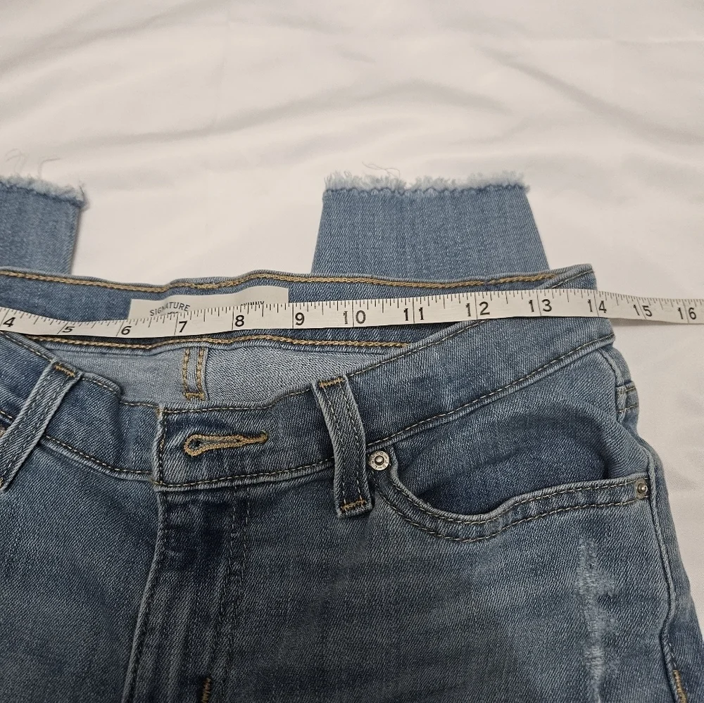 Girls Signature By Levi Strauss Super Skinny Raw Hem Jeans! - Picture 7 of 9